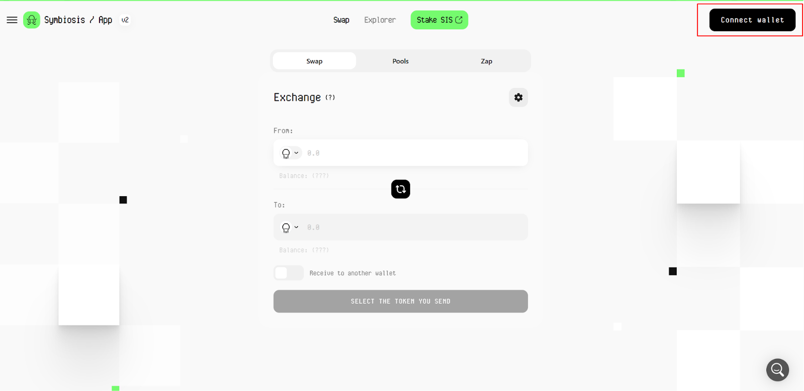 How to connect a wallet to Symbiosis - Blockport.