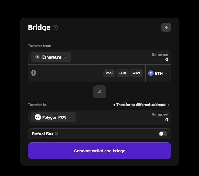 1. ETH to Polygon Bridge