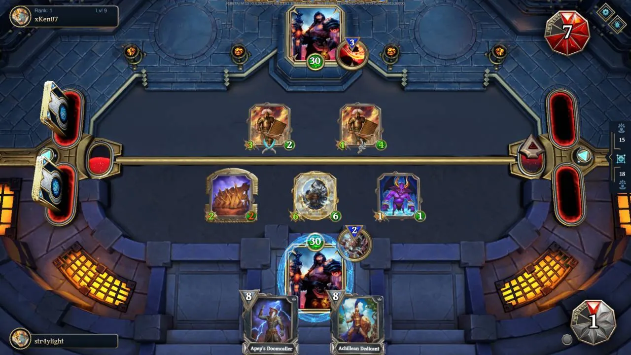 What Gods Unchained looks like from the inside.
